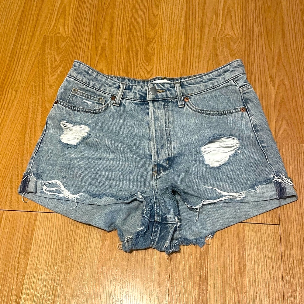 Denim shorts